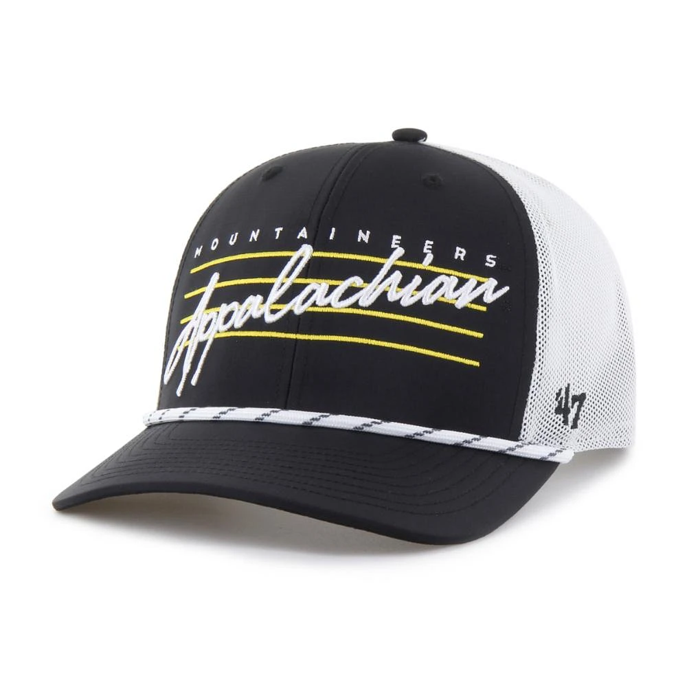 App State 47 Brand Downburst Rope Trucker Snapback Cap