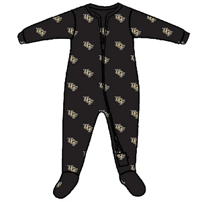 UCF Wes And Willy Infant Zip Pajamas