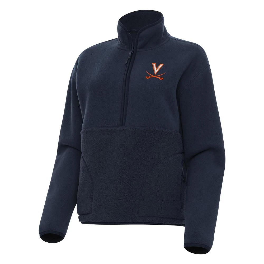 Virginia Antigua Women's Figure 1/2 Zip Pullover