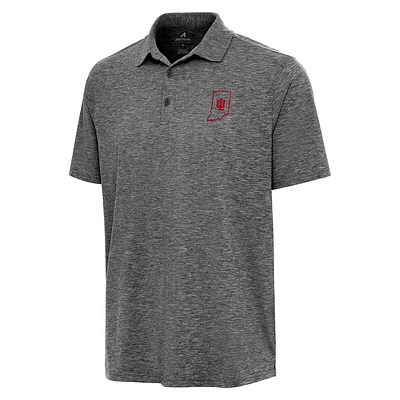 Indiana Outline Antigua Men's Par 3 Polo