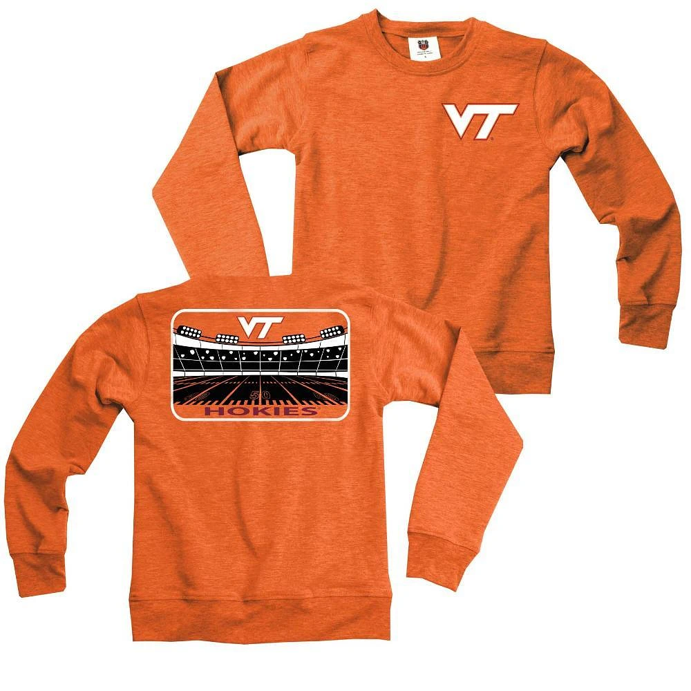 Virginia Tech Wes And Willy Toddler Tri-Blend French Terry Crew