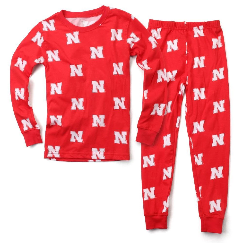 Nebraska Wes And Willy Toddler PJ Set