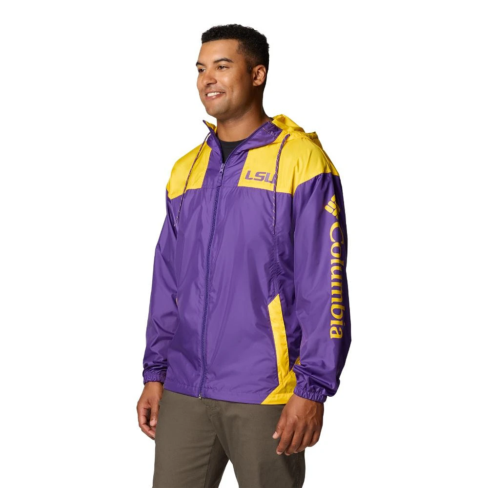 LSU Columbia Flash Challenger II Windbreaker Jacket