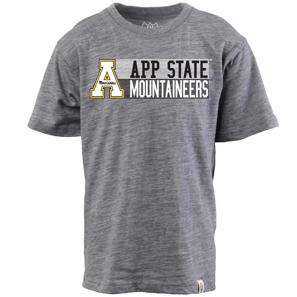 App State Wes And Willy Kids Cloudy Yarn Tee