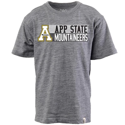 App State Wes And Willy Kids Cloudy Yarn Tee