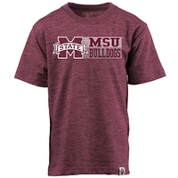 Mississippi State Wes And Willy Kids Cloudy Yarn Tee