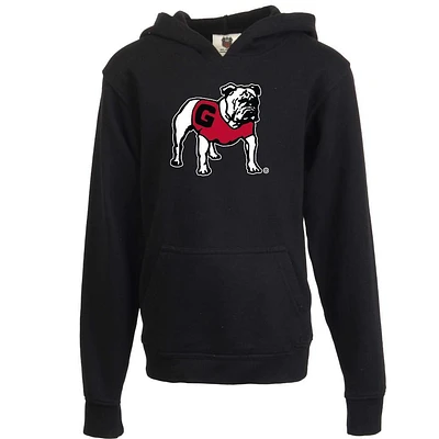 Georgia Wes And Willy Kids Standing Bulldog Hoodie