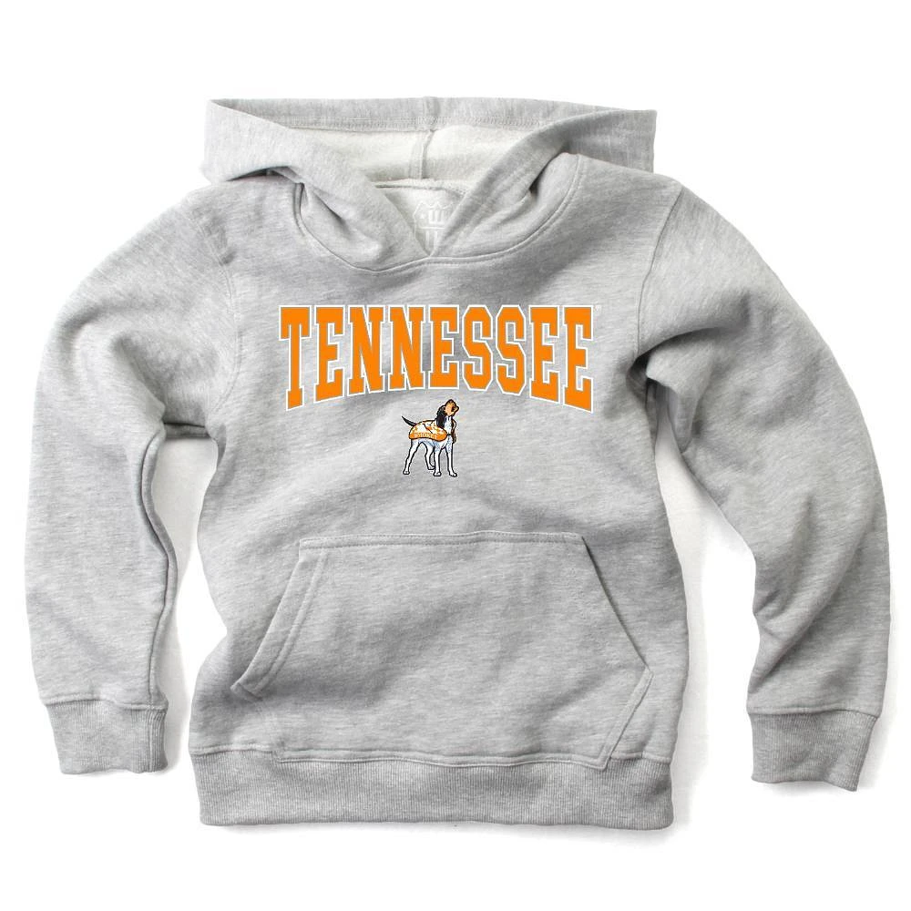 Tennessee Wes And Willy Kids Arch Over Mascot Hoodie