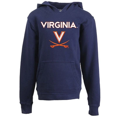 Virginia Wes And Willy Kids Wordmark Logo Hoodie