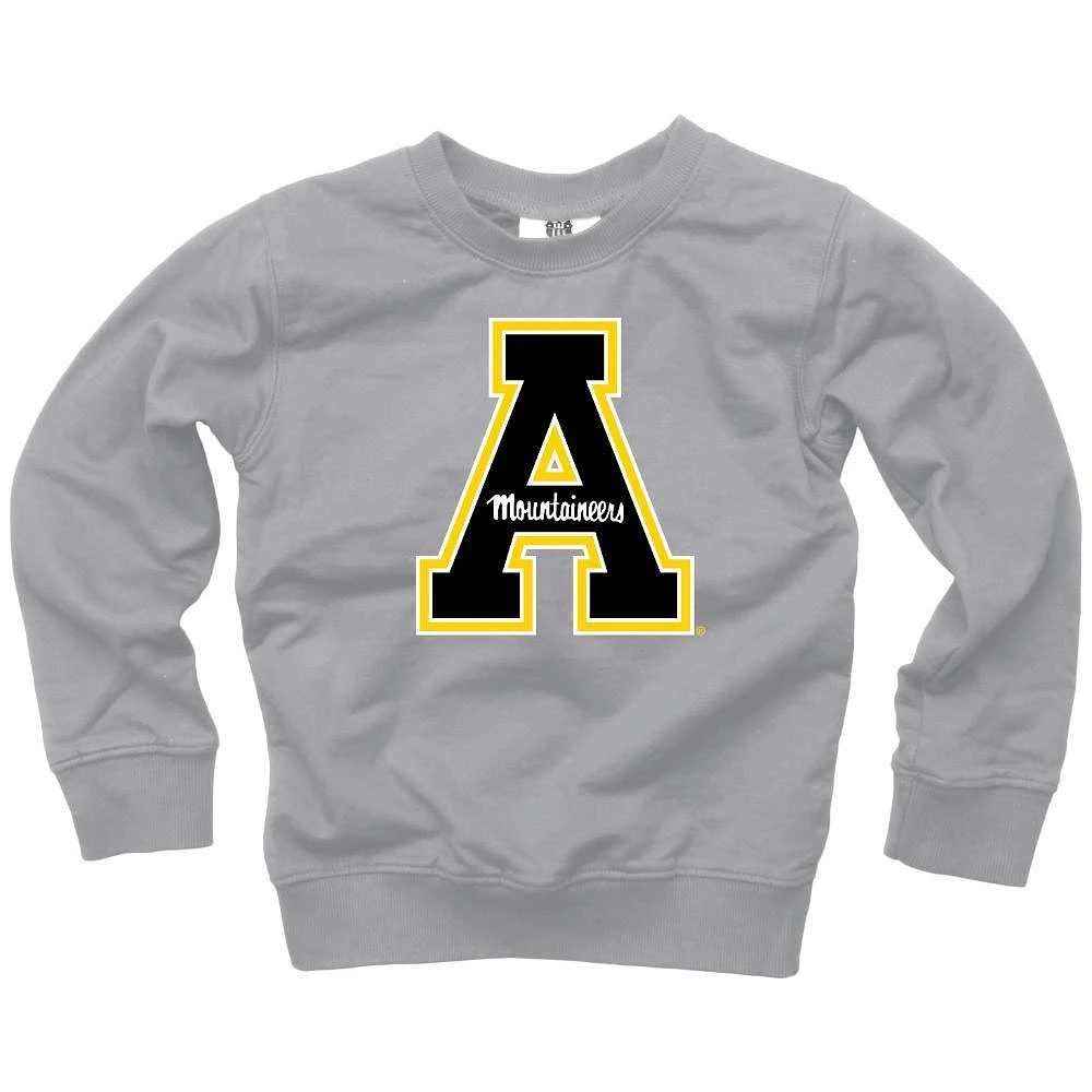 App State Wes And Willy Kids Primary Logo Crew