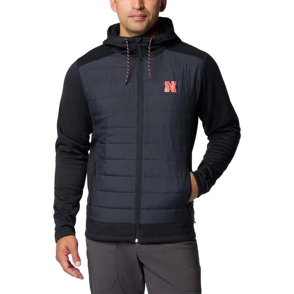 Nebraska Columbia Out Shield Full Zip Hoodie