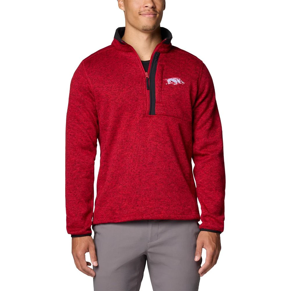 Arkansas Columbia Sweater Weather Half Zip Pullover