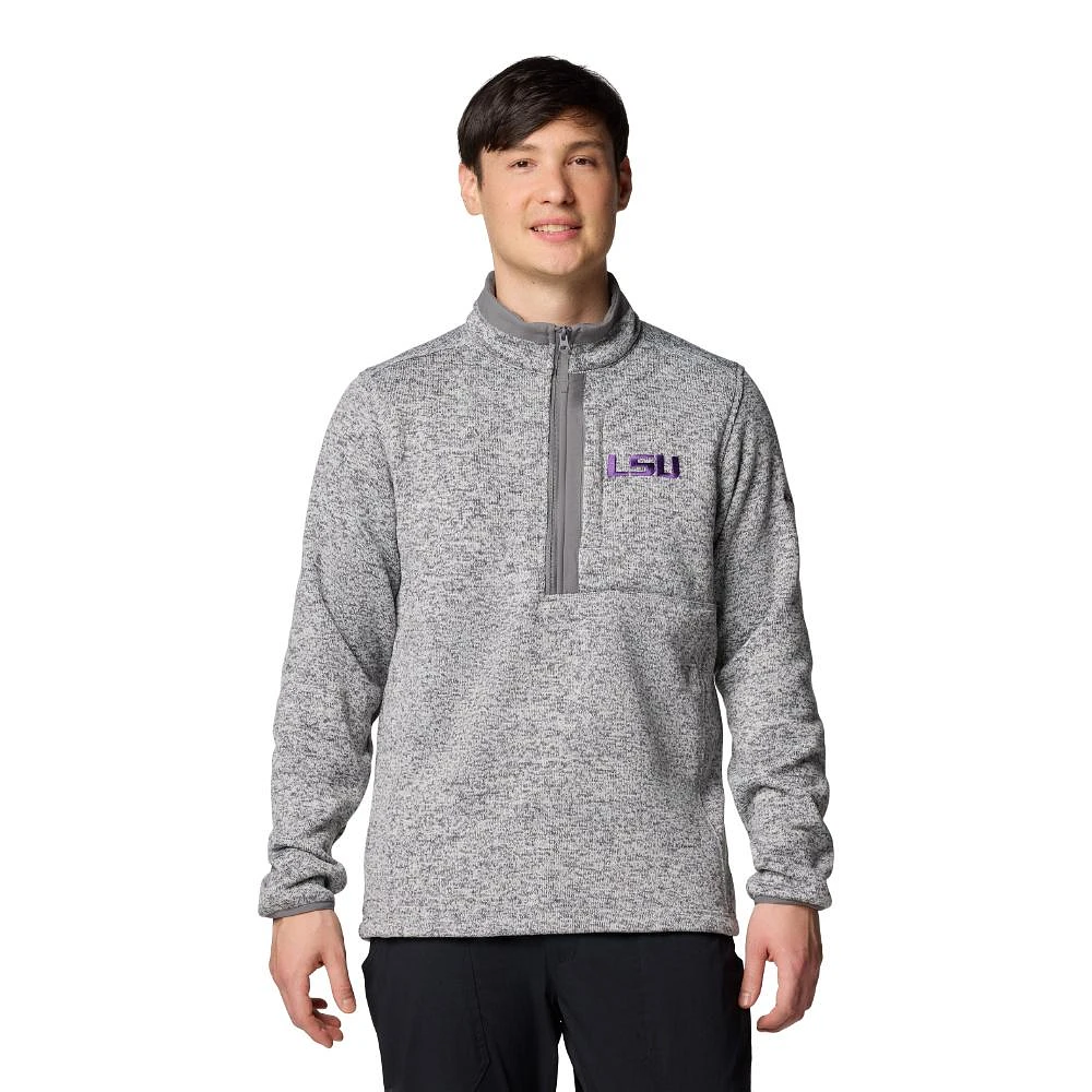 LSU Columbia Sweater Weather Half Zip Pullover