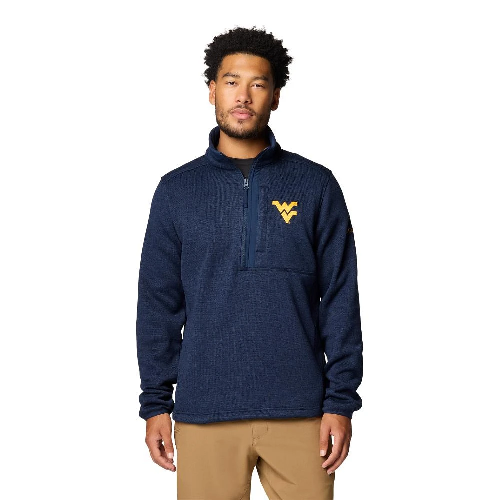 West Virginia Columbia Sweater Weather Half Zip Pullover