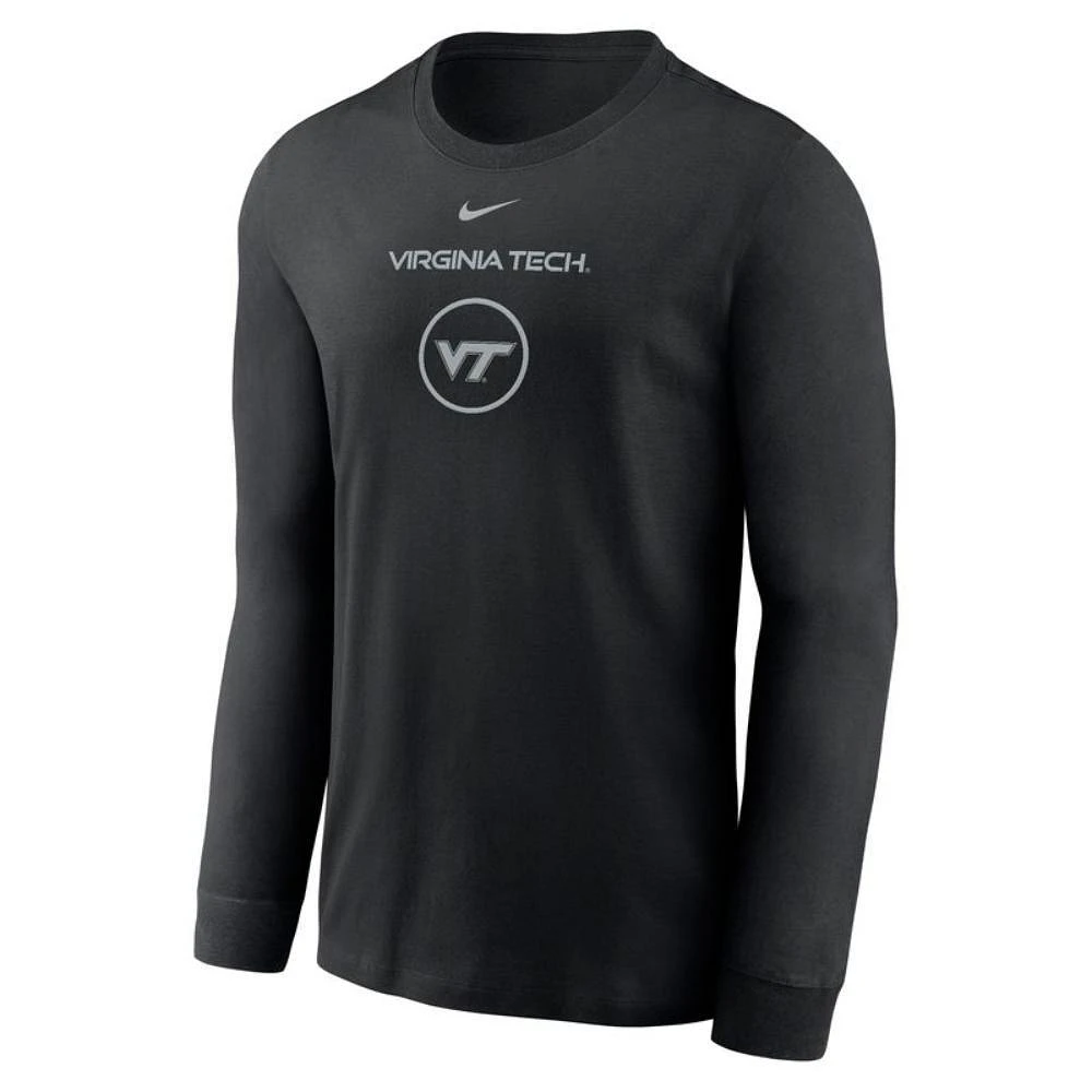 Virginia Tech Nike Dri-Fit Legend Basketball Practice Long Sleeve Tee