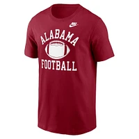 Alabama Nike Cotton Football Logo Tee