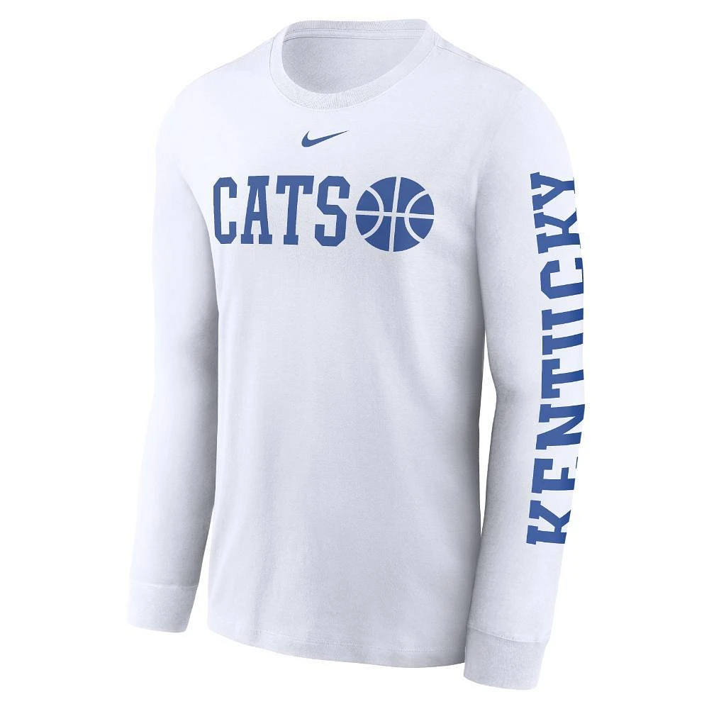 Kentucky Nike Cotton Basketball Icon Long Sleeve Tee