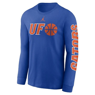 Florida Jordan Brand Cotton Basketball Icon Long Sleeve Tee