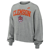 Clemson Nike Women's Retro Fleece Crew