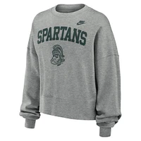 Michigan State Nike Women's Retro Fleece Crew