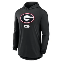 Georgia Nike Primary Logo Lightweight Hoodie