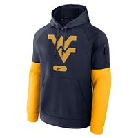 West Virginia Nike Primary Logo Fitness Hoodie