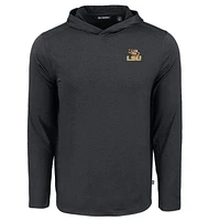 LSU Cutter & Buck Coastline Tiger Eye Epic Comfort Hooded Shirt