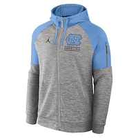 UNC Jordan Brand Full Zip Fitness Hoodie