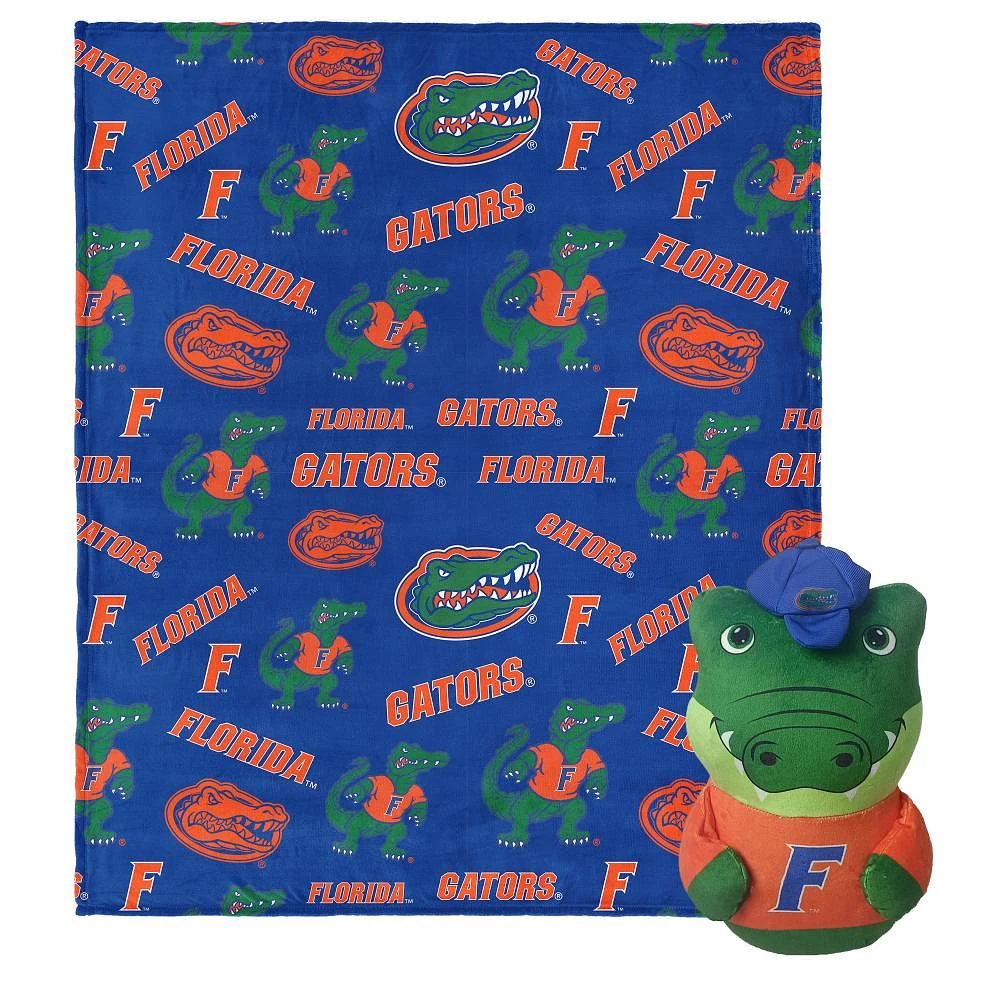 Florida Gators Mascot Hugger & Silk Throw Set