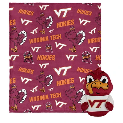 Virginia Tech Hokies Mascot Hugger & Silk Throw Set