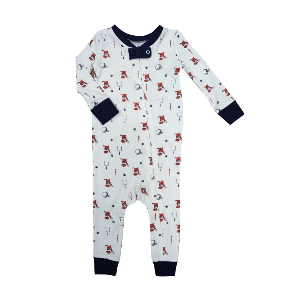 Ishtex Infant Tiger Zip Playsuit