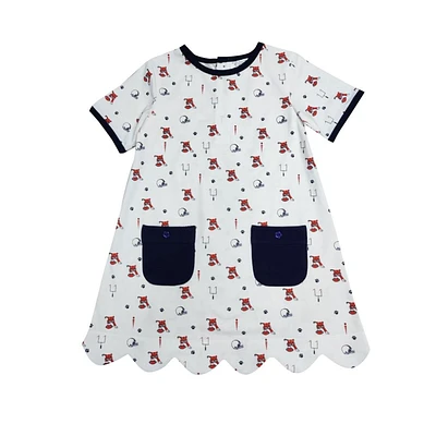 Ishtex Toddler Tiger A-Line Dress