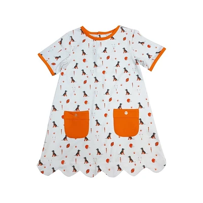 Ishtex Toddler Hound Dog A-Line Dress