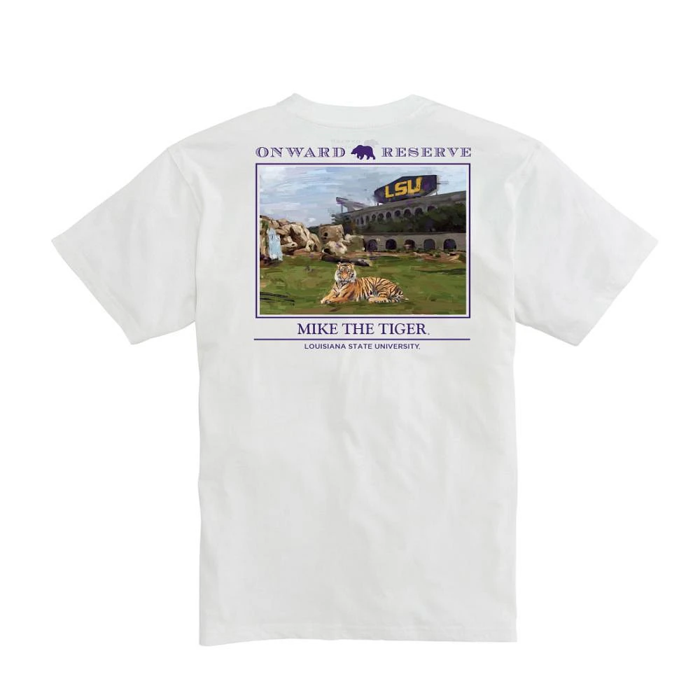 LSU Onward Reserve Mike the Tiger Tee