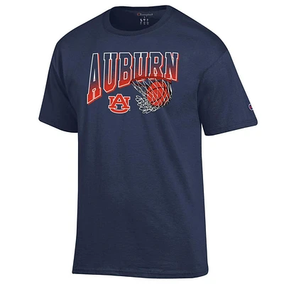 Auburn Champion Wordmark Basketball Net Logo Tee