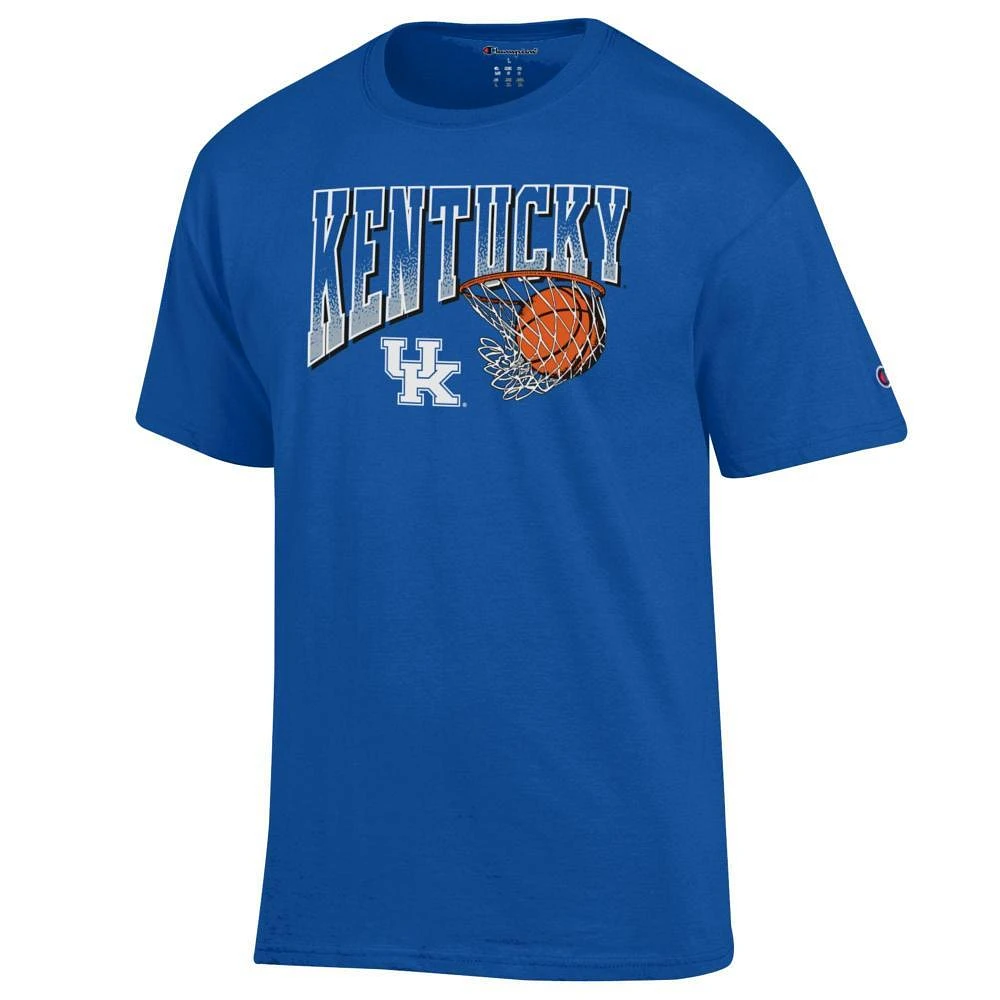 Kentucky Champion Wordmark Basketball Net Logo Tee