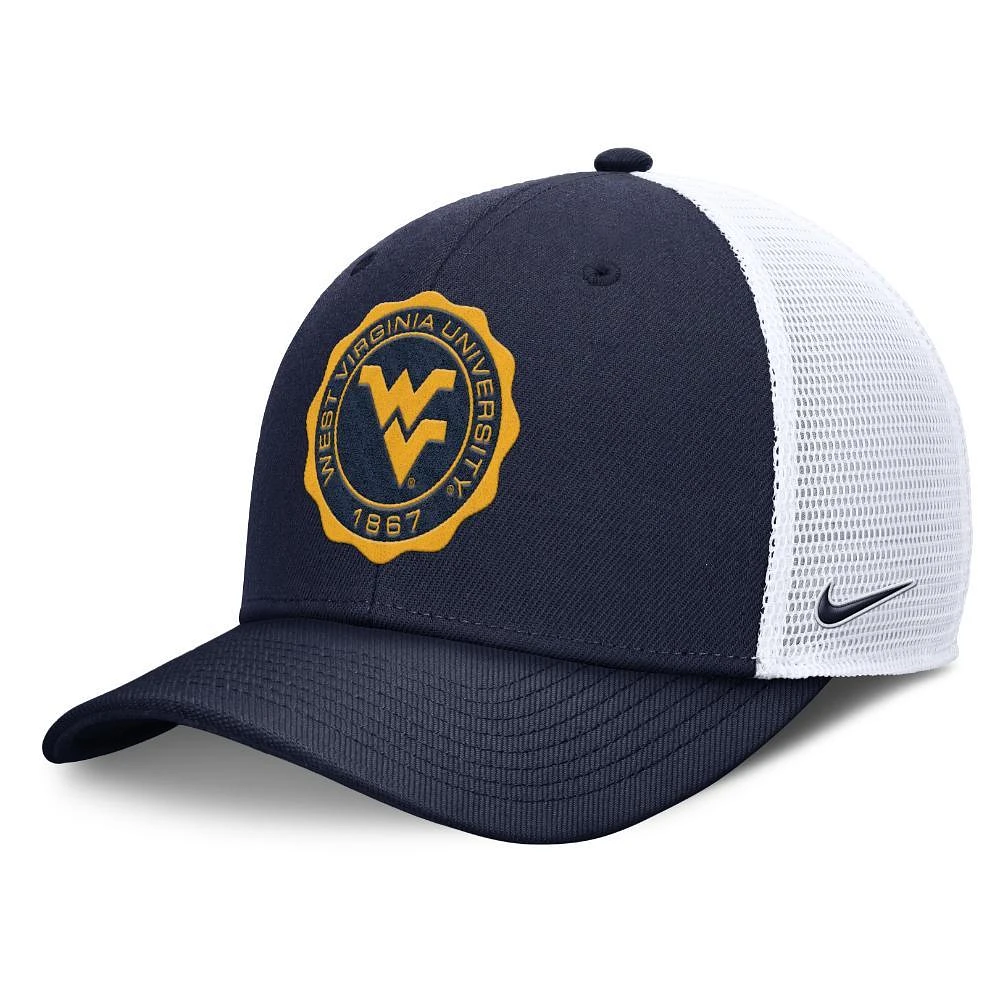 West Virginia Nike Rise Structured Trucker Cap