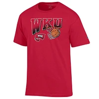 Western Kentucky Champion Wordmark Basketball Net Logo Tee