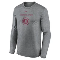 Florida State Nike Courtside Dri-Fit Practice Long Sleeve Tee