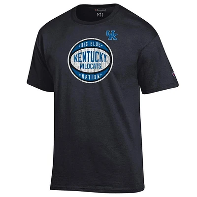 Kentucky Champion Logo Distressed Basketball Tee