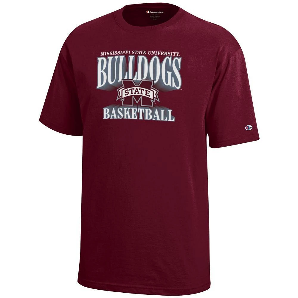 MSU Champion YOUTH Wordmark Logo Basketball Tee