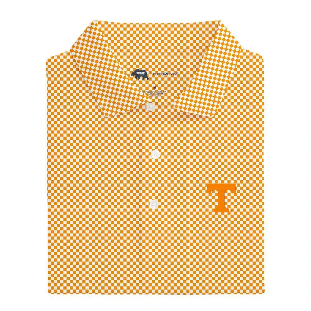 Tennessee Onward Reserve Micro Checkerboard Printed Polo