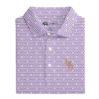 LSU Onward Reserve Fleur-de-lis Printed Polo