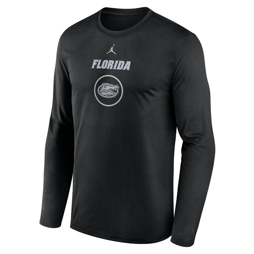 Florida Jordan Brand Courtside Dri-Fit Practice Long Sleeve Tee