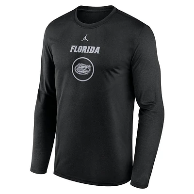 Florida Jordan Brand Courtside Dri-Fit Practice Long Sleeve Tee