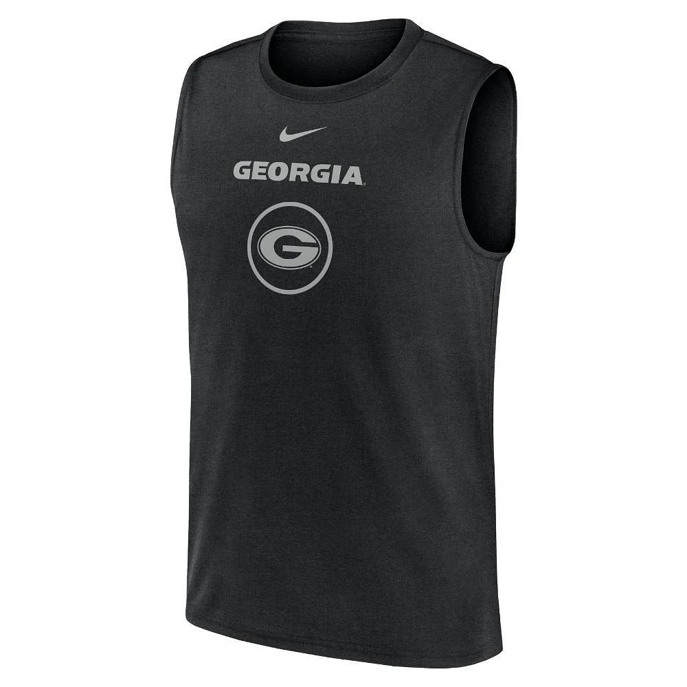 Georgia Nike Courtside Dri-Fit Practice Sleeveless Tee