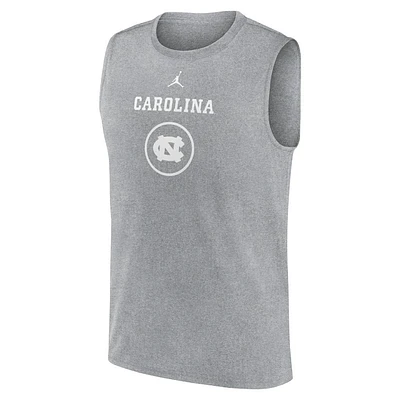 UNC Jordan Brand Courtside Dri-Fit Practice Sleeveless Tee