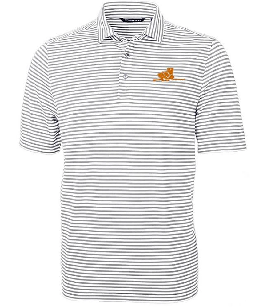 Tennessee Cutter & Buck Big Tall Rifleman Eco Pique Stripe Polo