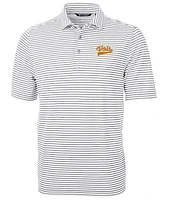 Tennessee Cutter & Buck Big Tall Vol Script Eco Pique Stripe Polo