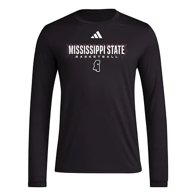 Mississippi State Adidas On Court Locker the Fade Tee